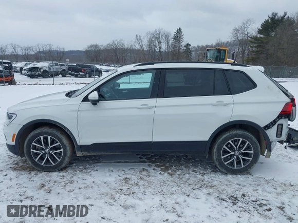 2021 Volkswagen Tiguan S with VIN 3VV0B7AX0MM092097, listed as a IAAI auction lot 41612128 with 49,525 mi miles and . Bid and sale history available at DreamBid. Image 15.