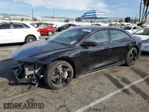 2024 Lucid Air Touring z VIN 50EA1TEAXRA005987, wystawiony jako Copart lot #81378954 z przebiegiem Nie podano mil oraz Szkody całkowita. Historia ofert i sprzedaży dostępna na DreamBid. Obrazek 1.