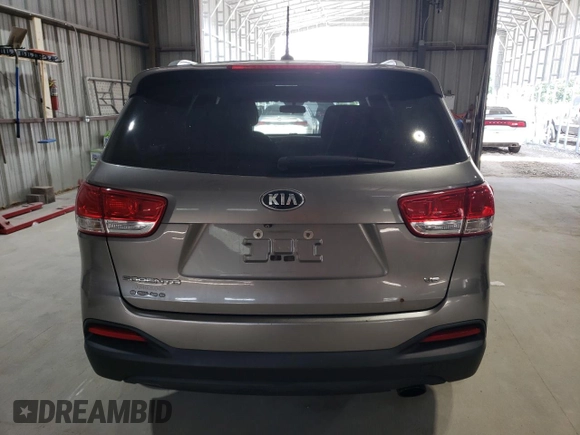 2017 Kia Sorento LX with VIN 5XYPGDA59HG187515, listed as a Copart auction lot 59891955 with 139,565 mi miles and Salvage title. Bid and sale history available at DreamBid. Image 6.