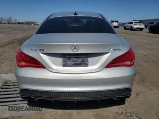 2014 Mercedes-Benz CLA 45 AMG with VIN WDDSJ5CB8EN122458, listed as a Copart auction lot 50528055 with 74,961 mi miles and Salvage title. Bid and sale history available at DreamBid. Image 6.