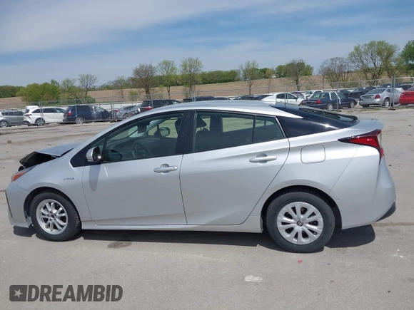 2020 Toyota Prius L Eco with VIN JTDKARFU5L3117287, listed as a IAAI auction lot 42202426 with 122,870 mi miles and . Bid and sale history available at DreamBid. Image 14.