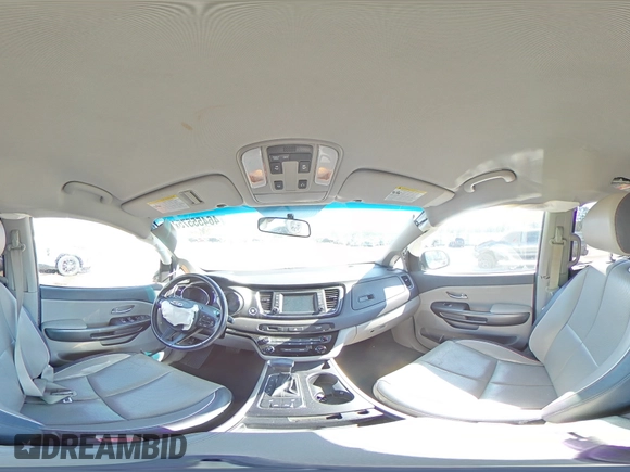 2017 Kia Sedona LX with VIN KNDMB5C18H6331057, listed as a Copart auction lot 46455575 with 93,106 mi miles and Salvage Title. Bid and sale history available at carsss.com. Image 16.