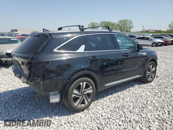 2023 Kia Sorento EX z VIN KNDRHDLG8P5166926, wystawiony jako Copart lot #52593285 z przebiegiem 59 773 mil mil oraz Szkody całkowita. Historia ofert i sprzedaży dostępna na DreamBid. Obrazek 3.