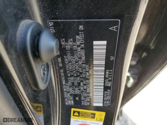 2010 Toyota Highlander with VIN 5TDBK3EH8AS034964, listed as a Copart auction lot 45727895 with 174,320 mi miles and Salvage Title. Bid and sale history available at carsss.com. Image 13.