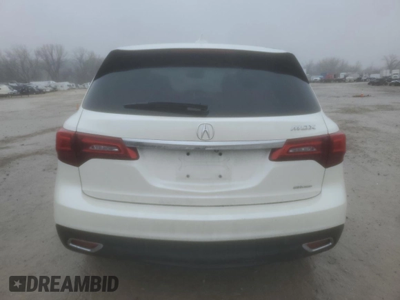 2014 Acura MDX Technology with VIN 5FRYD4H41EB027723, listed as a Copart auction lot 43794115 with 160,722 mi miles and Salvage Title. Bid and sale history available at carsss.com. Image 6.