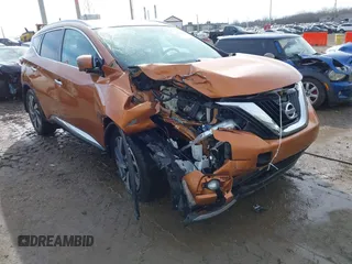 2017 Nissan Murano S with VIN 5N1AZ2MH6HN103570, listed as a IAAI auction lot 41534592 with 104,057 mi miles and . Bid and sale history available at DreamBid. Image 6.
