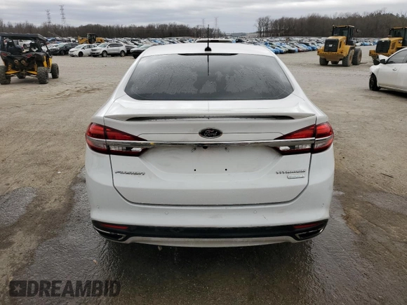 2017 Ford Fusion Titanium with VIN 3FA6P0K96HR151542, listed as a Copart auction lot 48362045 with 135,603 mi miles and Salvage Title. Bid and sale history available at carsss.com. Image 6.