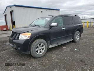 2012 Nissan Armada Platinum z VIN 5N1AA0NC5CN615862, wystawiony jako Copart lot #57310625 z przebiegiem 160 957 mil mil oraz Szkoda całkowita • Salvage title. Historia ofert i sprzedaży dostępna na DreamBid. Obrazek 1.