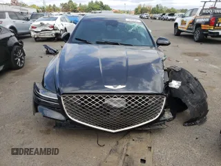 2023 Genesis G80 2.5T with VIN KMTGA4SC5PU152905, listed as a Copart auction lot 72038584 with 12,485 mi miles and Salvage Title. Bid and sale history available at carsss.com. Image 5.