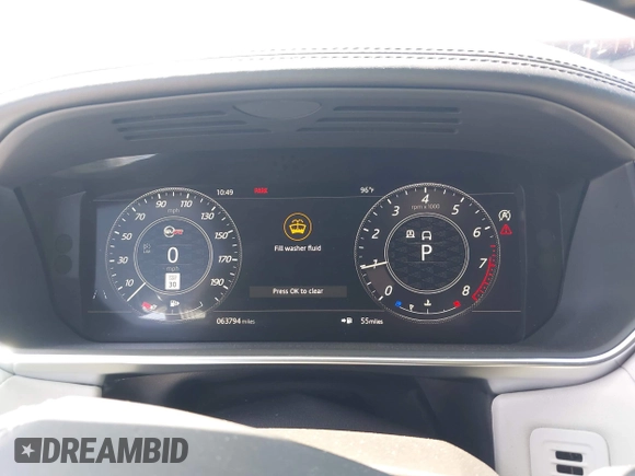 2020 Land Rover Range Rover Sport SVR with VIN SALWZ2RE3LA899227, listed as a IAAI auction lot 42368175 with 63,794 mi miles and . Bid and sale history available at DreamBid. Image 7.