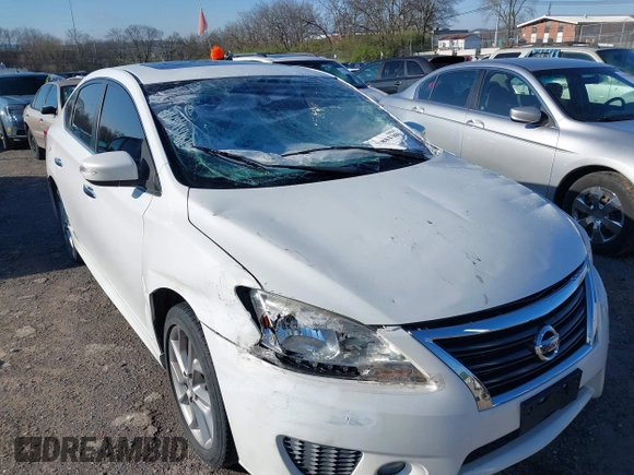 2015 Nissan Sentra SR with VIN 3N1AB7AP5FY311217, listed as a IAAI auction lot 41801308 with 124,266 mi miles and . Bid and sale history available at DreamBid. Image 6.