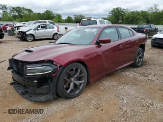 2018 Dodge Charger SXT Plus with VIN 2C3CDXHGXJH295217, listed as a Copart auction lot 51480955 with 155,182 mi miles and Salvage Title. Bid and sale history available at carsss.com. Image 1.