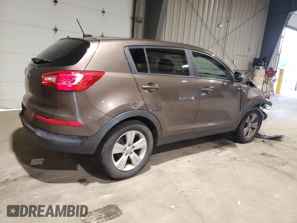 2013 Kia Sportage LX with VIN KNDPB3A27D7442622, listed as a Copart auction lot 63309075 with 134,266 mi miles and Salvage title. Bid and sale history available at DreamBid. Image 3.