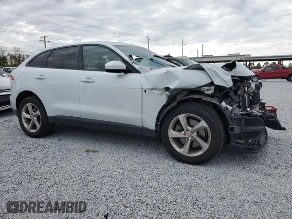 2018 Jaguar F-PACE 30t Premium with VIN SADCJ2GX8JA236792, listed as a Copart auction lot 86493684 with 107,214 mi miles and Salvage Title. Bid and sale history available at carsss.com. Image 4.