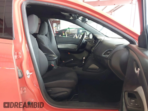 2015 Dodge Dart SXT with VIN 1C3CDFBB7FD228134, listed as a IAAI auction lot 41815377 with 162,740 mi miles. Bid and sale history available at carsss.com. Image 5.