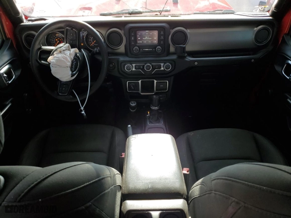 2018 Jeep Wrangler Unlimited Sport with VIN 1C4HJXDN8JW240779, listed as a Copart auction lot 80621854 with 109,956 mi miles and Salvage Title. Bid and sale history available at carsss.com. Image 8.