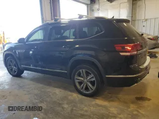 2019 Volkswagen Atlas SE with VIN 1V2XR2CA6KC606410, listed as a Copart auction lot 49156685 with 114,396 mi miles and Salvage title. Bid and sale history available at DreamBid. Image 2.