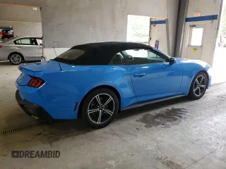 2024 Ford Mustang EcoBoost with VIN 1FAGP8UH7R5132543, listed as a Copart auction lot 60214145 with 21,728 mi miles and Clean title. Bid and sale history available at DreamBid. Image 3.