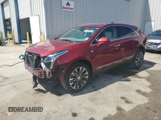 2019 Cadillac XT5 Luxury AWD with VIN 1GYKNDRS8KZ260502, listed as a Copart auction lot 54790965 with 32,910 mi miles and Salvage Title. Bid and sale history available at carsss.com. Image 1.