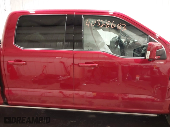 2023 Ford F-150 XL with VIN 1FTFW1E83PFC72739, listed as a IAAI auction lot 40328683 with 37,529 mi miles. Bid and sale history available at carsss.com. Image 12.