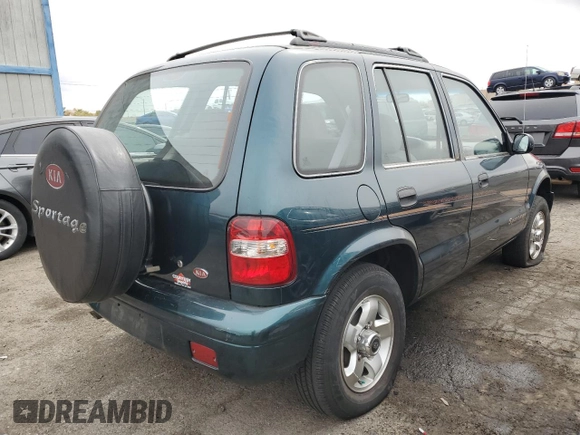1999 Kia Sportage with VIN KNDJB7232X5612065, listed as a Copart auction lot 47575445 with 77,486 mi miles and Clean Title. Bid and sale history available at carsss.com. Image 3.