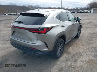 2024 Lexus NX with VIN 2T2GGCEZ7RC059449, listed as a IAAI auction lot 41955775 with 5,691 mi miles. Bid and sale history available at carsss.com. Image 4.