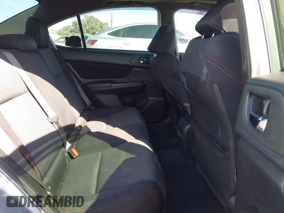 2015 Subaru WRX Premium with VIN JF1VA1D66F9814459, listed as a IAAI auction lot 41831344 with 74,892 mi miles. Bid and sale history available at carsss.com. Image 8.