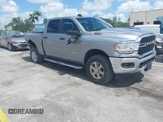 2024 Ram 2500 Big Horn with VIN 3C6UR5DL9RG348839, listed as a IAAI auction lot 42547436 with 21,887 mi miles and . Bid and sale history available at DreamBid. Image 1.