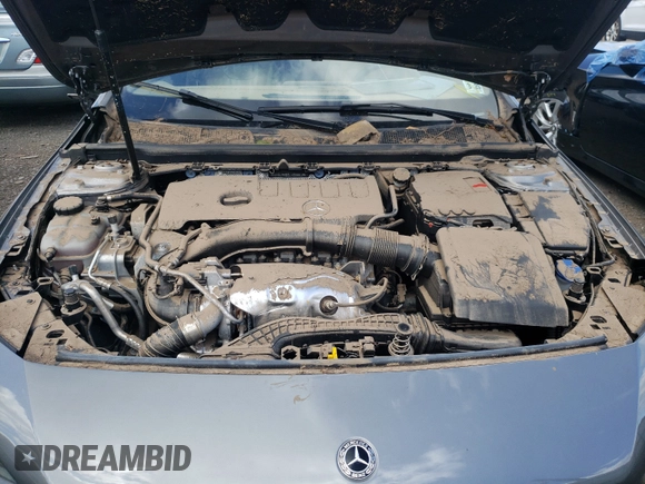 2020 Mercedes-Benz CLA with VIN W1K5J4HB0LN088819, listed as a Copart auction lot 58633461 with 58,595 mi miles. Bid and sale history available at carsss.com. Image 7.