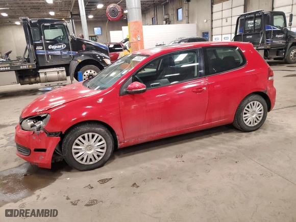 2011 Volkswagen Golf with VIN WVWAA7AJ2BW272759, listed as a Copart auction lot 42096695 with 78,314 mi miles and Salvage Title. Bid and sale history available at carsss.com. Image 1.