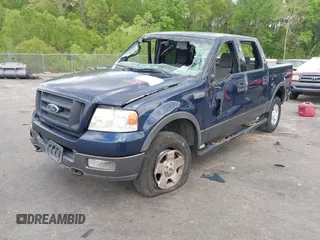 2004 Ford F-150 XLT with VIN 1FTPW14594KD65067, listed as a IAAI auction lot 41934671 with 209,573 mi miles and . Bid and sale history available at DreamBid. Image 2.