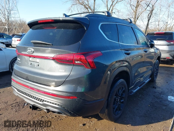 2022 Hyundai Santa Fe XRT with VIN 5NMS6DAJXNH470503, listed as a IAAI auction lot 41041573 with 33,176 mi miles. Bid and sale history available at carsss.com. Image 4.