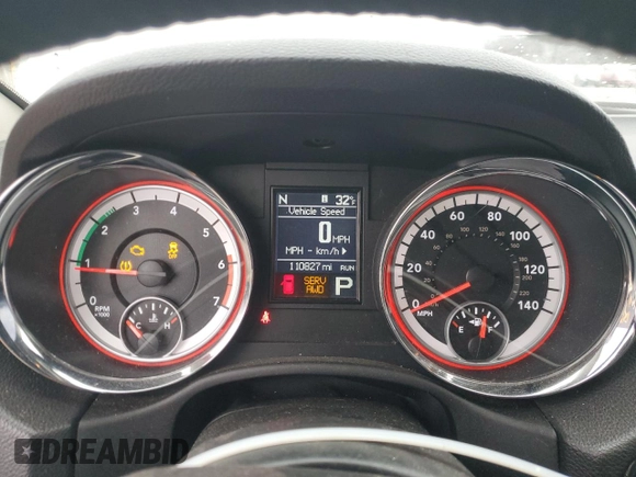 2011 Dodge Durango R/T with VIN 1D4SE6GT7BC684868, listed as a Copart auction lot 88290135 with 110,827 mi miles and Non repairable. Bid and sale history available at DreamBid. Image 9.