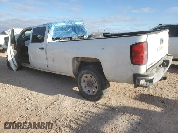 2019 Chevrolet Silverado 3500HD Work Truck with VIN 1GC4KVCY1KF111635, listed as a Copart auction lot 45730965 with 0 mi miles and Salvage Title. Bid and sale history available at carsss.com. Image 2.