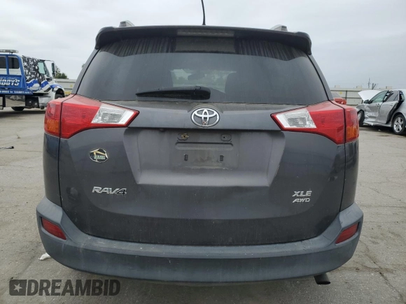 2013 Toyota RAV4 XLE с VIN 2T3RFREV2DW115909, выставлен на аукционе Copart как лот 53392705 с пробегом 211 546 миль миль и Списание • Salvage title. История ставок и продаж доступна на DreamBid. Изображение 6.