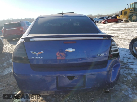 2006 Chevrolet Impala SS with VIN 2G1WD58C769263586, listed as a Copart auction lot 83385594 with Not Provided miles and Salvage Title. Bid and sale history available at DreamBid. Image 6.