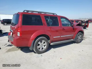 2012 Nissan Pathfinder LE with VIN 5N1AR1NN8CC612434, listed as a Copart auction lot 47616035 with 0 mi miles and Salvage Title. Bid and sale history available at carsss.com. Image 3.