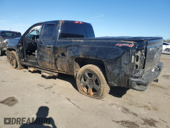 2015 Chevrolet Silverado 1500 LS with VIN 1GCVKPEC0FZ385110, listed as a Copart auction lot 46458175 with 104,031 mi miles and Salvage Title. Bid and sale history available at DreamBid. Image 2.