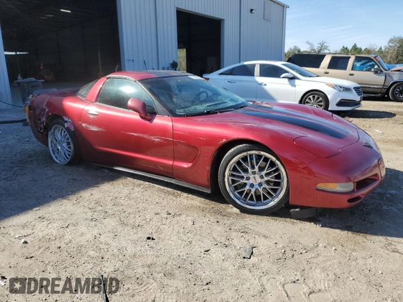 2001 Chevrolet Corvette with VIN 1G1YY22G215105010, listed as a Copart auction lot 43400055 with 155,433 mi miles and Salvage Title. Bid and sale history available at carsss.com. Image 4.