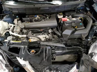 2016 Nissan Rogue SV with VIN KNMAT2MV6GP665239, listed as a Copart auction lot 47032235 with 76,396 mi miles and Clean Title. Bid and sale history available at carsss.com. Image 12.