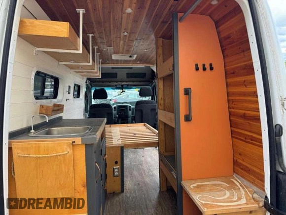 2016 Mercedes-Benz Sprinter Cargo with VIN WD3PE7DD6GP339069, listed as a Copart auction lot 46425895 with 53,121 mi miles and Salvage Title. Bid and sale history available at carsss.com. Image 6.