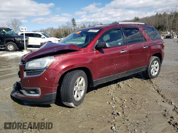 2016 GMC Acadia SLE with VIN 1GKKRPKDXGJ206538, listed as a Copart auction lot 45565805 with Not Provided miles and Salvage Title. Bid and sale history available at carsss.com. Image 1.