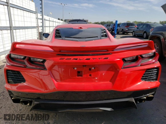 2020 Chevrolet Corvette 2LT with VIN 1G1Y72D43L5109530, listed as a Copart auction lot 72776364 with 13,618 mi miles and Salvage Title. Bid and sale history available at carsss.com. Image 10.