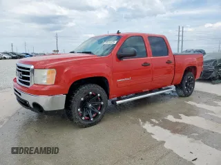 2012 GMC Sierra 1500 SLE with VIN 3GTP1VE08CG139665, listed as a Copart auction lot 50534425 with 217,462 mi miles and Salvage title. Bid and sale history available at DreamBid. Image 1.