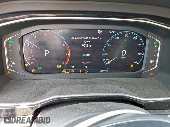 2020 Volkswagen Jetta SEL with VIN 3VWE57BU2LM095644, listed as a Copart auction lot 57269245 with 54,491 mi miles and Salvage title. Bid and sale history available at DreamBid. Image 9.