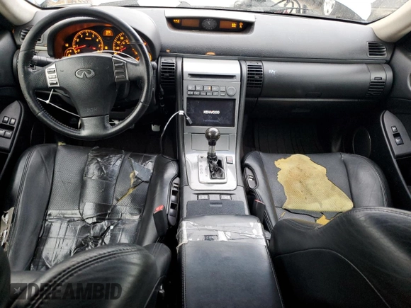2005 Infiniti G35 Coupe with VIN JNKCV54E85M402378, listed as a Copart auction lot 81140184 with 169,422 mi miles and Salvage Title. Bid and sale history available at carsss.com. Image 8.