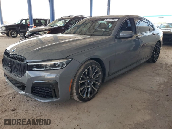 2020 BMW 7 Series 740i xDrive с VIN WBA7T4C07LGF97250, выставлен на аукционе Copart как лот 57860665 с пробегом 75 801 миль миль и Списание • Salvage title. История ставок и продаж доступна на DreamBid. Изображение 1.