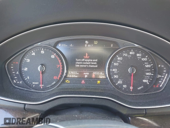 2019 Audi Q5 Premium with VIN WA1ANAFY1K2112607, listed as a IAAI auction lot 41482680 with 58,000 mi miles. Bid and sale history available at carsss.com. Image 7.
