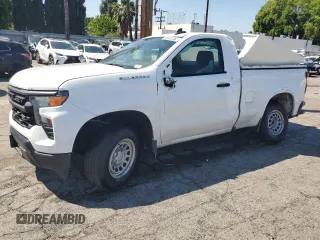 2023 Chevrolet Silverado 1500 Work Truck with VIN 3GCNAAEK3PG345399, listed as a Copart auction lot 52356875 with 0 mi miles and Clean Title. Bid and sale history available at carsss.com. Image 1.