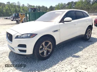 2017 Jaguar F-Pace 35t Premium with VIN SADCJ2BV0HA899581, listed as a Copart auction lot 53705865 with 91,924 mi miles and Salvage title. Bid and sale history available at DreamBid. Image 1.